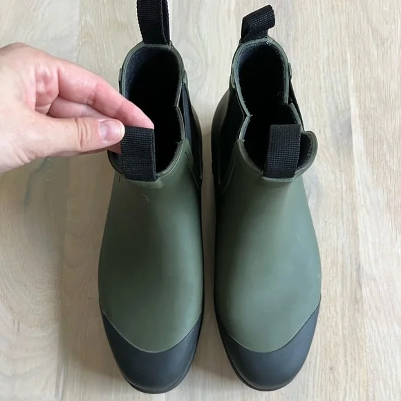 Everlane Olive Green Ankle Rain Boots - Picture 7 of 10